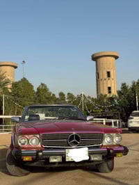 للبيع  مارسيدس SL380.  8V  رقم اربيل  سيارة على وضعها مسوي ادامة منضوم...