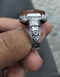 عقيق يماني • فضة ٩٢٥ • قياس ٢٢