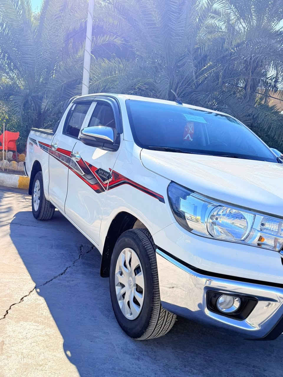 سلام عليكم
هايلوكس 2023
كير عادي 
كفاله عامه
رقم اربيل
ماشيه 65
جديده كلش 
مكان واسط الصويره 
***********
