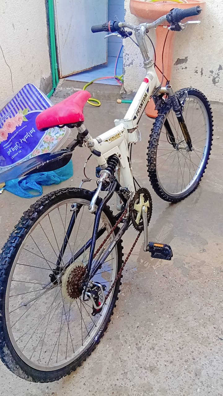 بايسكل يااباني للبيع كير وعكرب ومكينه ودبلات وطبكه متروك رشيته بس مي وصورته تايرات جدد بس الويل الخلفي شوي عواج بايسكل  جبلي مكاني الحسينيه السعر 85 وبي مجال يجيب اكثر بس مالي خلك اسوي شراي ***********
