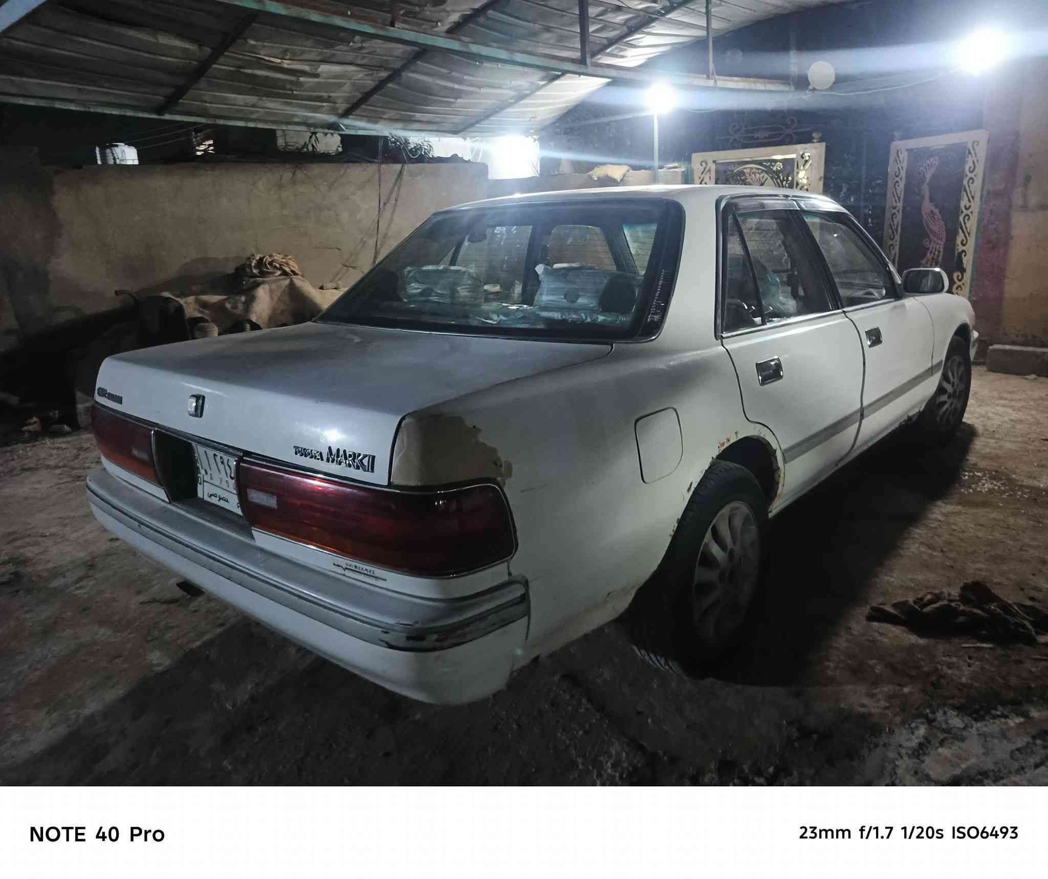 سلام عليكم سياره مارك للبيع موديل ٩٢ تكم كير محرك كفاله بيها شي قليل صبغ جاملغ خلفي وباب سايق قليل جدا رقم كربلاء سعر ٥٨ للاتصال ***********
