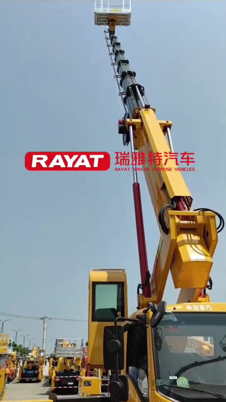Need customized aerial work truck body?
Rayat makes 13m to 65m upper structure
Fit ISUZU, HOWO, FOTON, DONGFENG chassis
Full custom for your job site
Safe, stable, factory direct price
Message for offer now! #skylift #aerialworkplatform #buckettruck #cherrypicker #manlift #boomlift #telescopicboomlift #Chinamanufacturer #specialvehicle


**إذا كنت صاحب هذا الإعلان وتريد حذفه لأي سبب، رجاءا أرسل رسالة إلى الدعم الفني**