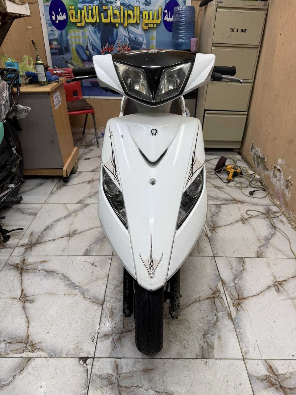 يا الله سلام عليكم معرض ابو الفضل للدراجات النارية عنوان المعرض بغداد الشعب حي اور قرب فلكة صباح الخياط للاستفسار على الرقم ***********
