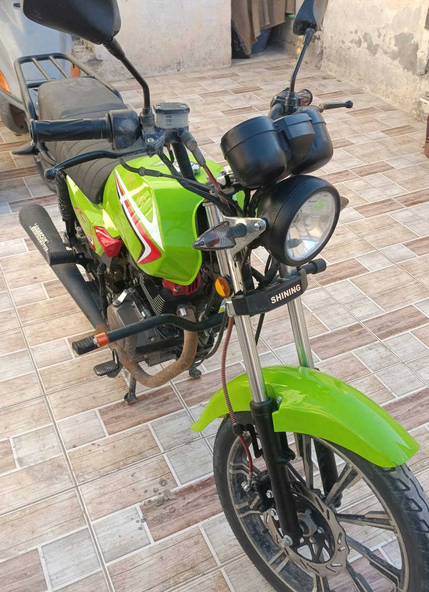 شاينك موديل 2023 طالعة ب25 شهر تاسع 
مكفولة كفالة عامة سعر مليون و200 وبيها مجال 
واتساب ***********
