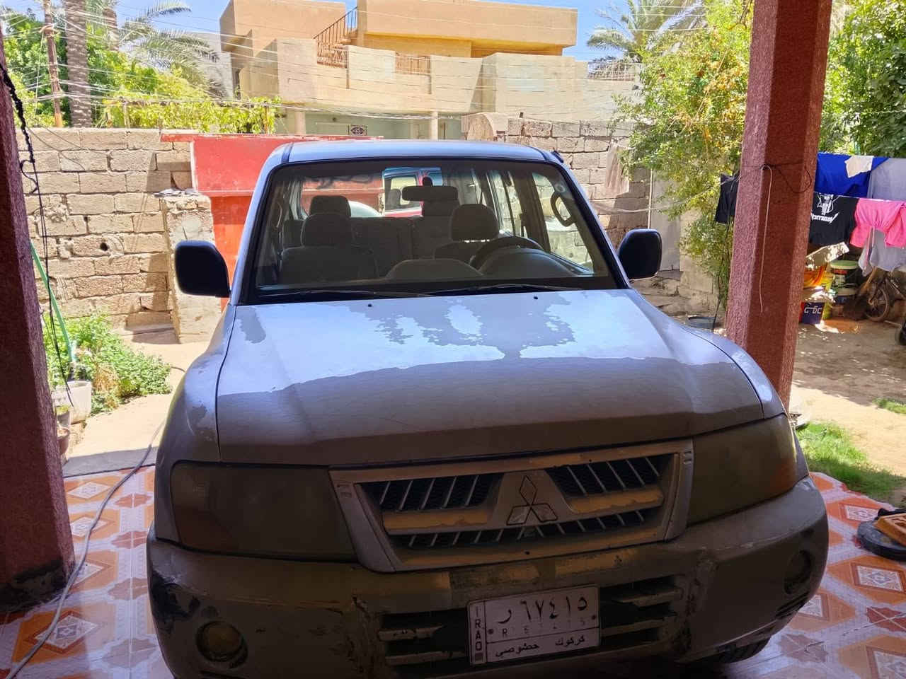 للبيع:  باجيرو موديل 2004
▪️ السيارة نظيفة جداً ومرتبة، جاهزة .فقط البنيد: شبر صبغ. ▪️ تخم تاير سيارة جاهزة ونضيفة كلش بعد احلة من الصور ▪️ رقم السيارة: كركوك.  موقع السيارة: ديالى سعر 75وبيهة مجال  الرقم ***********
