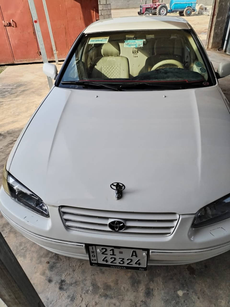كامري  موديل 2001 خليجي محرك 4  بيها صبغ 3 قطع بدون دواخل سياره جاهزه مكاني صلاح الدين الضلوعيه السعر 85 وبيها مجال  ***********
