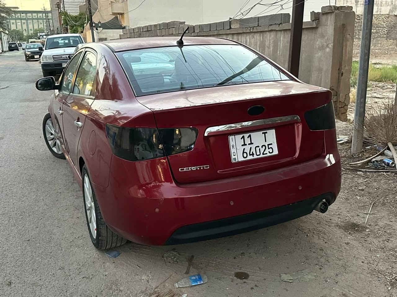 سيراتو موديل 2012 خليجية
رقم بغداد 
بصمة 
فتحه 
السعر 90 ورقة 
العنوان الصالحية كرادة مريم 
***********
