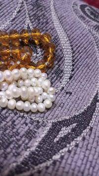 مسبحة • سنسال لولو • فضة