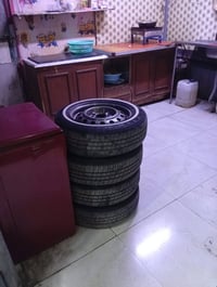 ويل وتاير أقل من شهر مشدودة حجم 15 انتاج بنهاية 25 جدد ويل وتاير  بغدا...