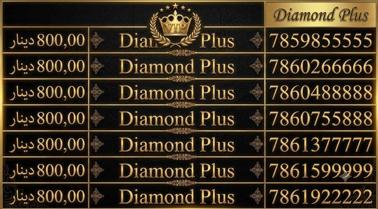 خطوط مميزة ورجال أعمال Vip  مع خدمة اشتراك خدمة انترنيت ورصيد كل ثلاث اشهر يكون التفعيل مرة واحدة بالسنة 4مرات
للحجز والاستفسار الاتصال على الرقم التالي:
*********** 
وعن طريق الواتساب على نفس الرقم
@إشارة
