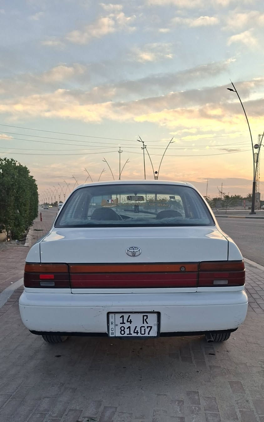 اخوان السلام عليكم 
كورلا محور موديل 93
رقم بصره انكليزي
محرك وكير بشرط وترايك اليعجبك
حجم المحرك 1800
تبريد  خير من الله 
طخم تاير وباتري كله جديد 
كهربائيات كلها شغاله
مكفوله من الكصه ونقل جثه والعيب شرعي
شراي يتصل اتصال  العنوان البصره الزبير
السعر 52 
***********
