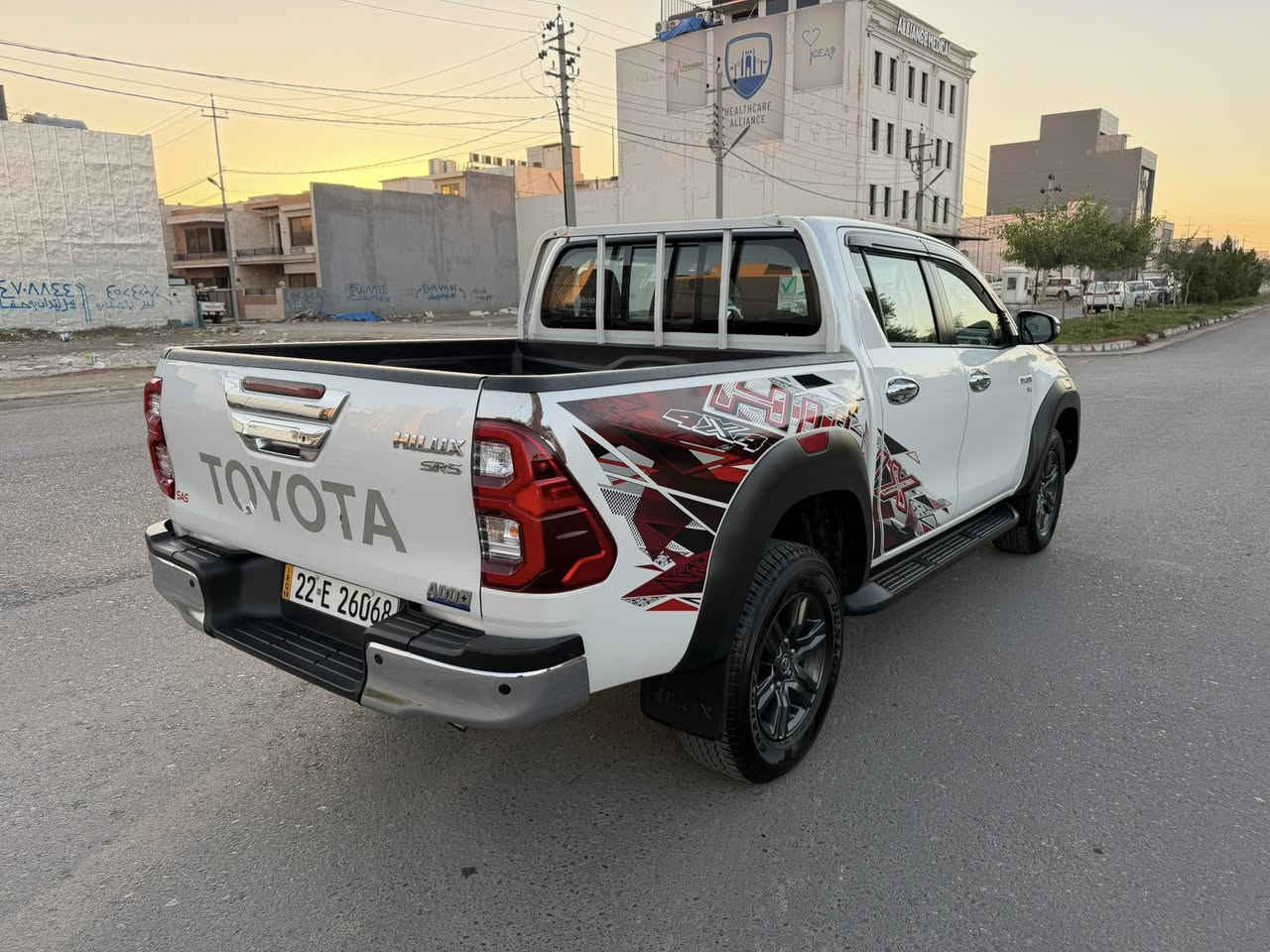 تويوتا هايلوكس 2023 ضمان ساز
ماشية 138 
 بيع مستعجل 350 وبيها مجال
مكانها اربيل   
***********
