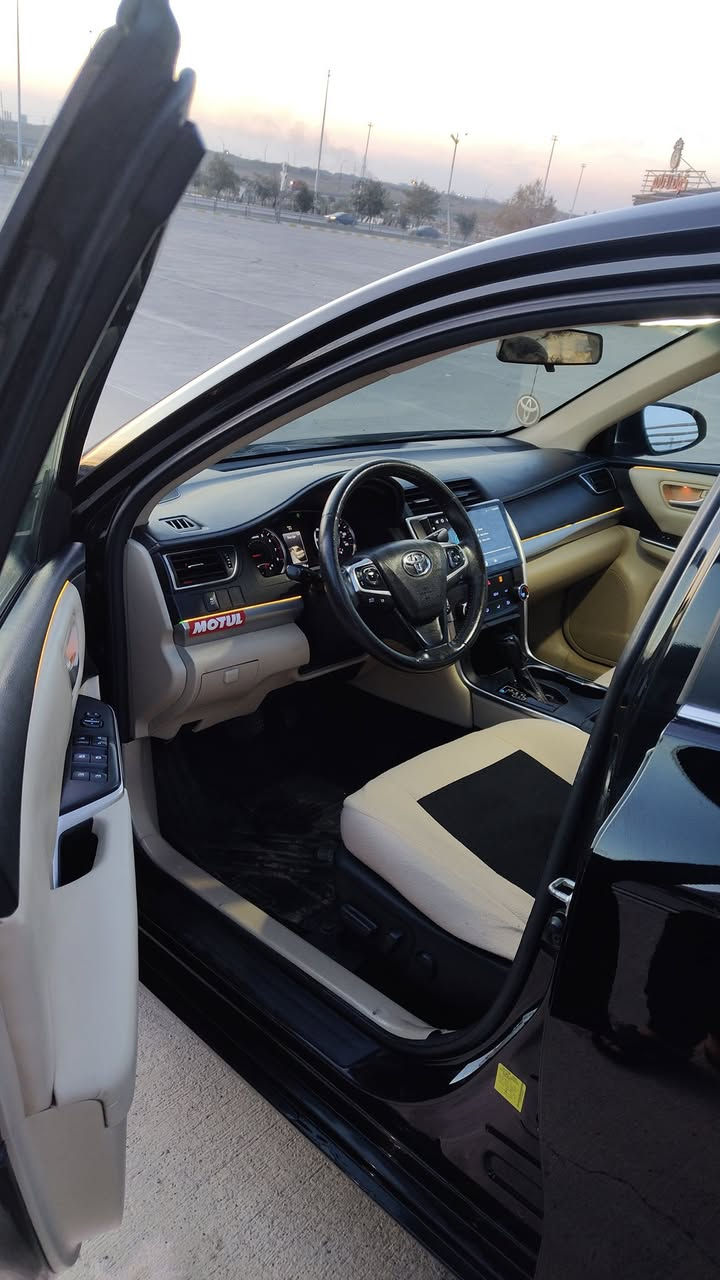 كامري للبيع
موديل 2017
لون اسود
ماشي (96)
مواصفات Se محسن
داخل بيجي
شاشه ايباد
سقف سلايت
كشن كهربائي
تحكم سترين
لايتات زينون كامل
صبغ بونيد فقط وبدون تعديل وبدون تبديل
گير ومكينه شرط ما مفتوح بدون صرف بدون بخار
السعر (156)
مكان كركوك 
الرقم (***********)
        (***********)
