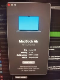 ماك بوك آير M4 • ١٥.٣ بوصة • ١٦ جيجا رام