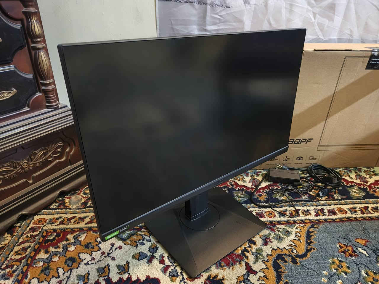 السلام عليكم
شاشه msi optix g273qpf 
نظافة 100%
2k
27
165
fast ips
1m
hdmi 2.0.b
مابي اي خلل مكفوله من كلشي 
لا شخوط و لا ديد بيكسل
كامله اغراضه و الكارتونه
السعر 210 الف  سعر نهائي
مكان بغداد البياع
متواجد واتساب
***********
توصيل محافظات ماعندي
