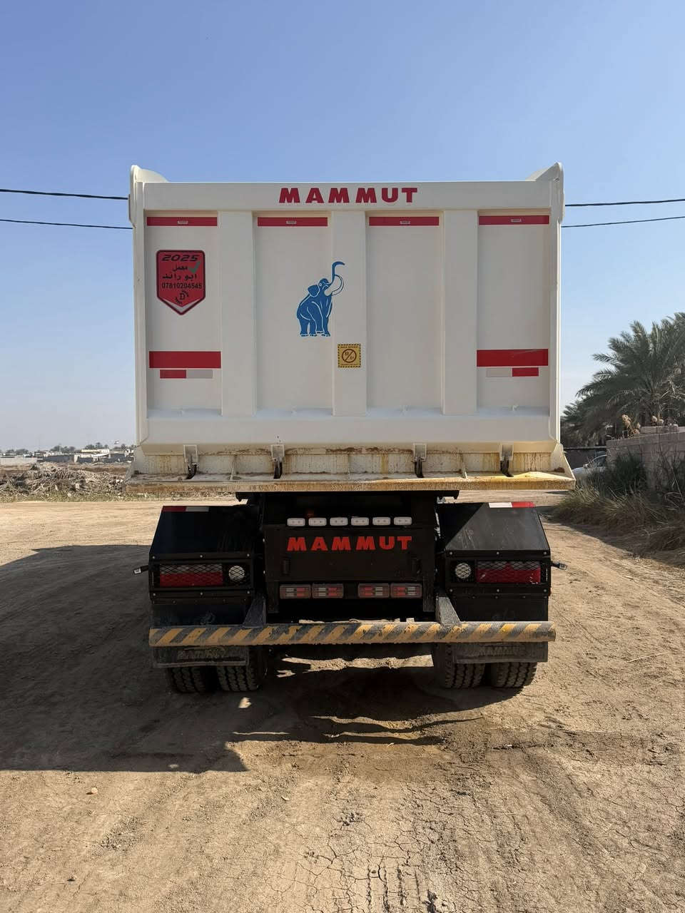 سلام عليكم
للبيع عربانه ماموت 

موديل 2025 

تخم تاير بعدها زيرو

شغل ابو رائد الفلوجه 

اتصال فقط 

***********
