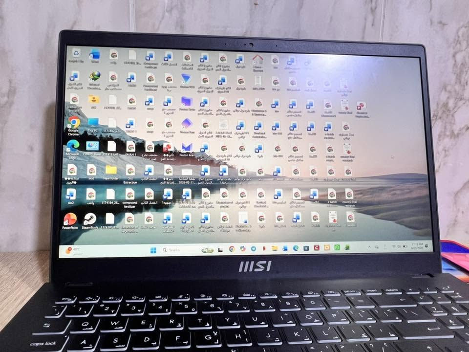 ⸻

💻 للبيع لابتوب MSI Modern 15 B12M

📌 المعالج: Intel Core i5 الجيل 12
📌 الرام: 8GB
📌 التخزين: SSD 512GB
📌 الشاشة: 15.6 إنش FHD

✨ الجهاز نظيف جدًا واستعمال خفيف جدًا
✨ استخدامه كان فقط برامج بسيطة مثل Excel والأوفيس والتصفح
✨ لم يتم تشغيله على برامج ثقيلة أو ألعاب
✨ لا توجد أي مشاكل أو أعطال

📦 مع الكارتون والشاحن الأصلي كامل

📩 للتواصل عبر الخاص
او واتساب ***********
