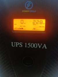 للبيع مستعمل 1500va بطاريه جديده مبدلهه للبيع بسعر 50 مع البطاريات  ال...