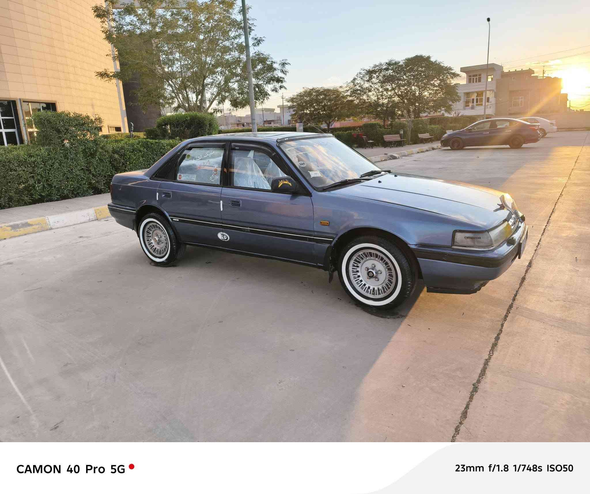 مازدا موديل 1990 محرك 8وبخ مرغوب حجم 626
رقم سليماني دولي سنويه لحد2031جديد 
كلير حيزام لل جمالي سياره بدون ضربه 
گيرمحرك تاخم صدر كله بشرط 4تايرات جديد 
سياره ماناقص برغي***********==***********
مكان سياره كركوك خلف مستشفى ازادي
