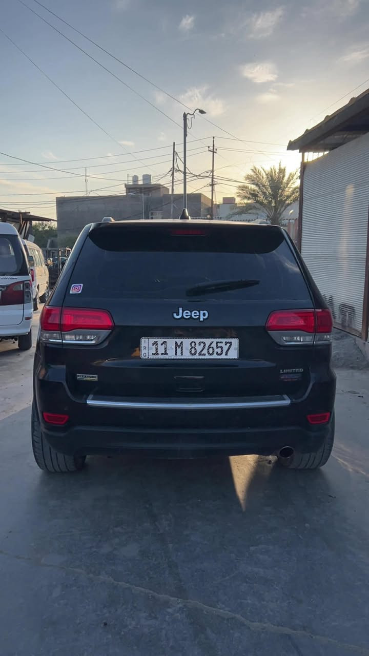 جيب گراند شيروكي 2015 رقم بغداد باسمي فول الفول 1/1 السعر 175 ***********
