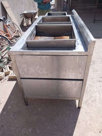 قلاية فلافل • ٣ طاوات • استيل غذائي