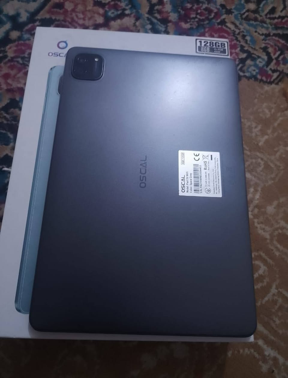 ايباد بالكارتون جديد مستخدم شهرين النوع باد ٧٠ 
يحمل بوبجي الذاكره ١٢٨ 
٤٠ فريم 
السعر ٨٥ المكان النجف الجديده الرقم ***********
