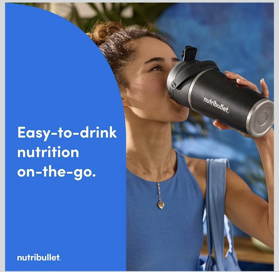 متوفر من امازون ماركة ‏nutribullet خلاط شحن💐

خلاط نوتري بوليت فليب المحمول مع كوب، أسود، NBPB1035

بفضل حجمه الصغير المناسب للسفر ومقبضه المريح، يُعدّ جهاز Flip رفيقًا مثاليًا في جميع مغامراتك.

صُمم كوب بلاستيك تريتان المتين وغطاء السيليكون المريح ليتحمل جميع أنواع الخلطات.

يتميز جهاز Flip بمحرك عالي العزم بقوة 11.1 فولت، مما يمنحه طاقة بطارية أكبر بنسبة 50%* من معظم الخلاطات المحمولة القياسية، وهو قادر على خلط الثلج، ومعظم الفواكه المجمدة، والعديد من المكونات الطازجة لتحضير عصائر سموثي لذيذة أثناء التنقل.

جديد👍
السعر ٤٠ الف💐


**إذا كنت صاحب هذا الإعلان وتريد حذفه لأي سبب، رجاءا أرسل رسالة إلى الدعم الفني**