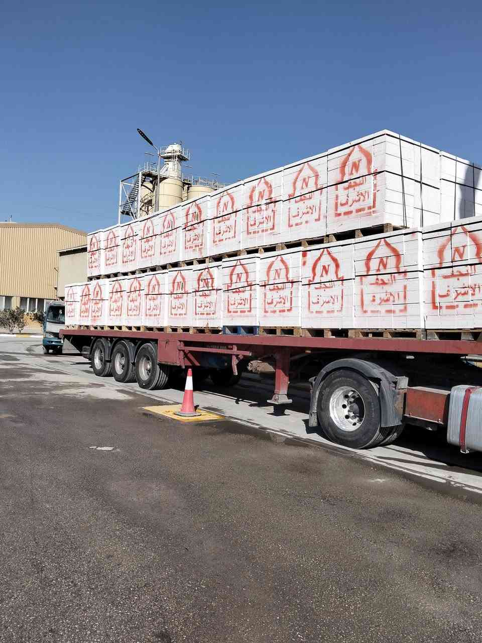 يعلن معمل ثرمستون النجف تخفيض سعار  جمله   لكافة محافظات العراق  ***********
***********       24  ×24×60/عدد الكبسه 42⬅️يبني 6متر طول بأرتفاع /1متر

18×24×60/عدد الكبسه 56قطعه ⬅️يبني 8متر طول بأرتفاع /1متر
20×20×60عدد الكبسه 60قطعه ⬅️يبني 7متر وربع طول برتفاع /1متر
15×20×60⬅️عدد الكبسه /80/قطعه يبني 9متر ونص طول برتفاع /1متر
14×24×60/⬅️عدد الكبسه /70/طابوقه تبني 10طول برتفاع /1متر

قياسات طابوق العگاده والتغليف
12×24×60⬅️/عدد الكبسه /84طابوقه تعگد /12متر مربع
10×20×60/⬅️عدد الكبسه 100طابوقه +10طابوقه قياس 20حمايه تعگد 13متر
لاتصال على لارقام
***********
***********
