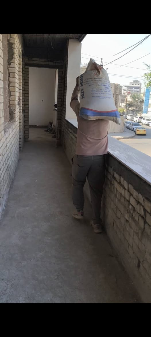 سلام عليكم نشتغل تصعيد على كافة مواد البناء مكاني بغداد ***********
