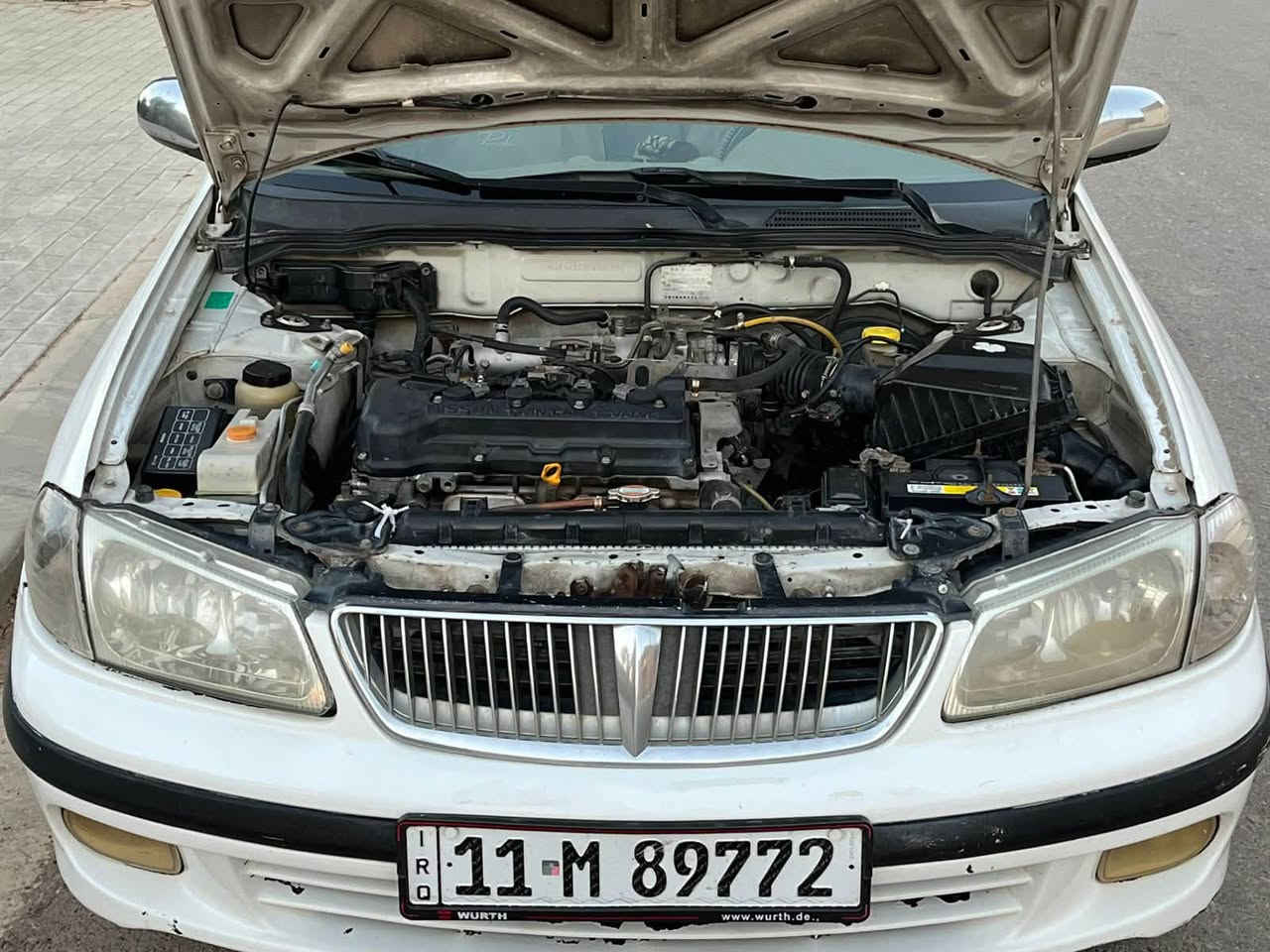 🚗 نيسان سني 2001 (Nissan Sunny VIP) للبيع
الموديل: 2001
 نوع ناقل الحركة (الگير): أوتوماتيك
 المحرك: بحالة ممتازة (گير ومكينة مكفولين)، محرك NISSAN TWIN CAM 16-VALVE.
 التبريد والتدفئة: شغال وبحالة ممتازة (تدفئة + تبريد).
 حالة البودي (الصبغ): مصبوغة حزام فقط لجمالية المظهر (بسبب أثر جراد الشمس)، الدواخل سليمة.
 الإطارات: تخم تاير جديد بالكامل. اني مكلف بالنشر 
للاستفسار
***********
