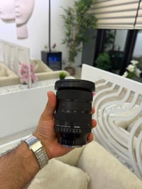 للبيع 24-70 سكما ارت جيل ثاني  كاملة الملحقات  نظيفة  بيها مشكله مثل م...