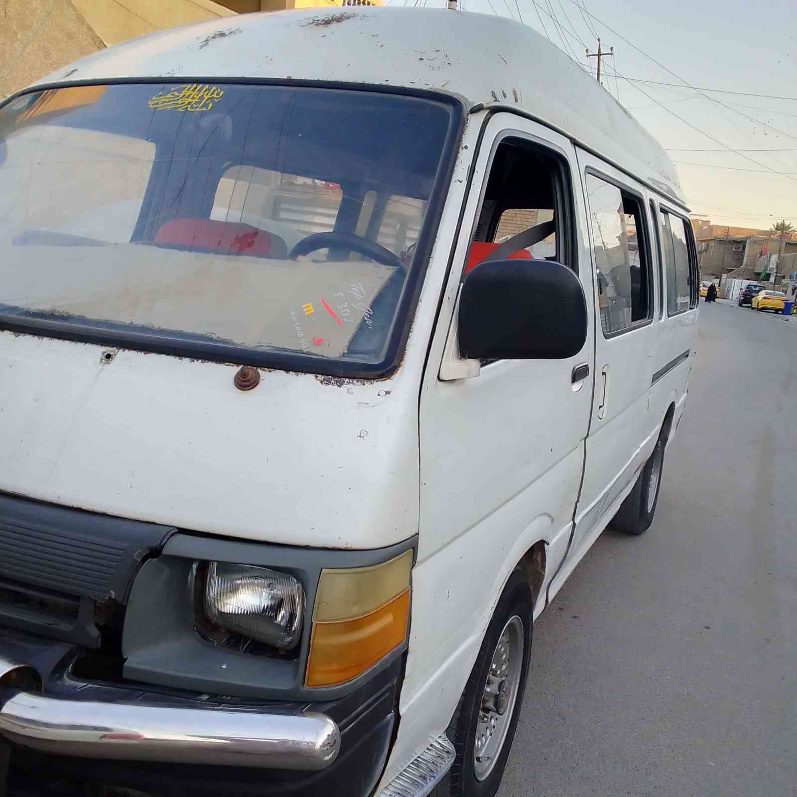 السلام عليكم
هايسه موديل 1992
كير محرك اكسن كفاله
كشنات نضيفات وجاهزه للشغل
تخم تاير تحويل ثاني يوم مشروع وطني سنويه2028
السعر 30ورقه وبيها مجال للطيبين 
بغداد الأمين الثانيه
الاتصال ***********
