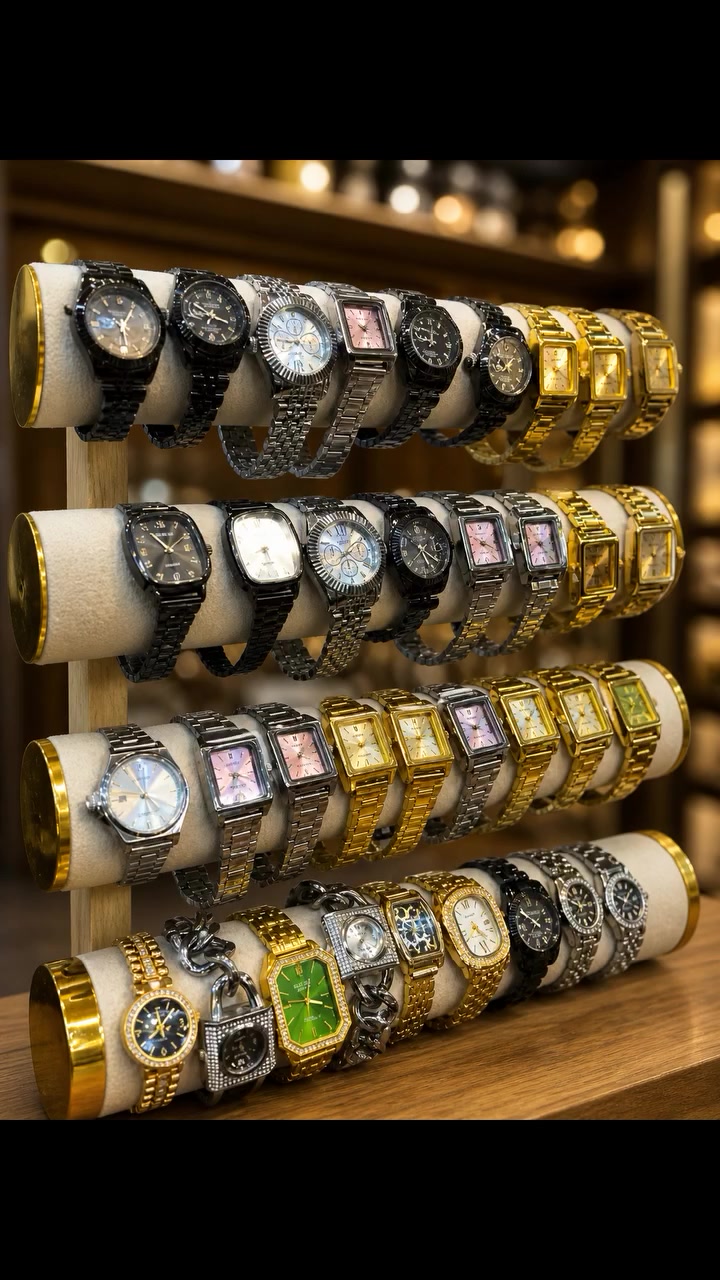 ⌚✨ تشكيلة ساعات فخمة بتصاميم متنوعة تناسب كل الأذواق
💰 سعر أي ساعة: 25 فقط
🚚 توصيل مجاني
🎁 التغليف مجاني ومرتب وجاهز للإهداء
موديلات رجالية ونسائية بألوان وتصاميم أنيقة، جودة ممتازة وسعر مناسب 🔥
اختَر ساعتك الآن وتميّز بإطلالة مختلفة ✨🖤


**إذا كنت صاحب هذا الإعلان وتريد حذفه لأي سبب، رجاءا أرسل رسالة إلى الدعم الفني**
