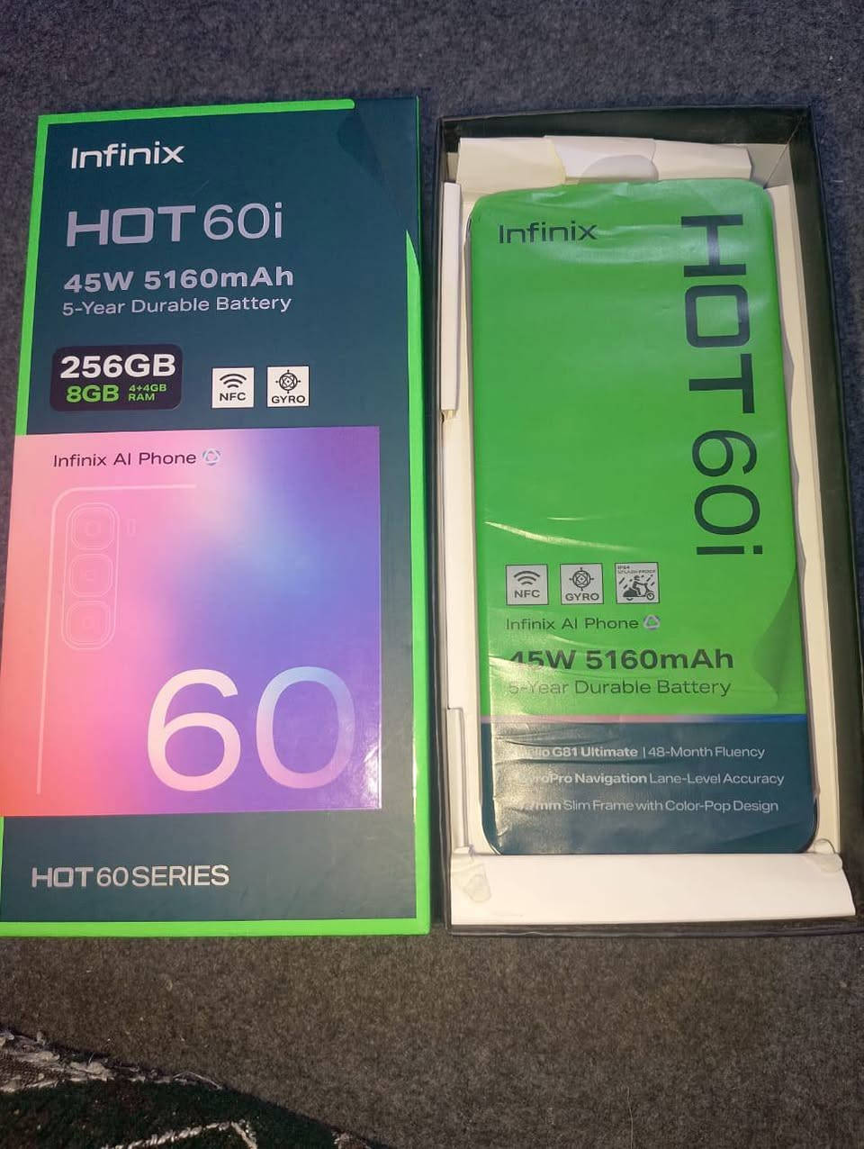 سلام عليكم
 موبايل للبيع Infinix HOT60i مستعمل ذاكره 256 عشوائيه 8 
اخوان مكلف بالنشر *********** هذا رقم صاحب الجهاز
