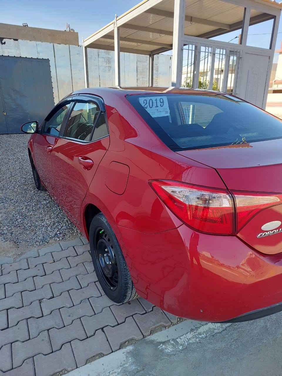 🚗 للبيع كورولا 2019 LE وارد امريكي 🇺🇸
محرك 1800 المرغوب بجم كبس
كير لايتات راديتر ومكينة كلها بلادي
ايرباك فاتح البردة صفحة السكن فقط
رقم السيارة اربيل الدولي الجديد السنوية باسمي  شرط التحويل 
🔻ملاحظة: السيارة بيها بابين تبديل بلادي والجاملغ الامامي مصلح ومصبوغ صفحة السكن 
💰السعر: 130$ ورقة وبيها مجال 
📞للاتصال: ***********
📍مكان : ديالى
