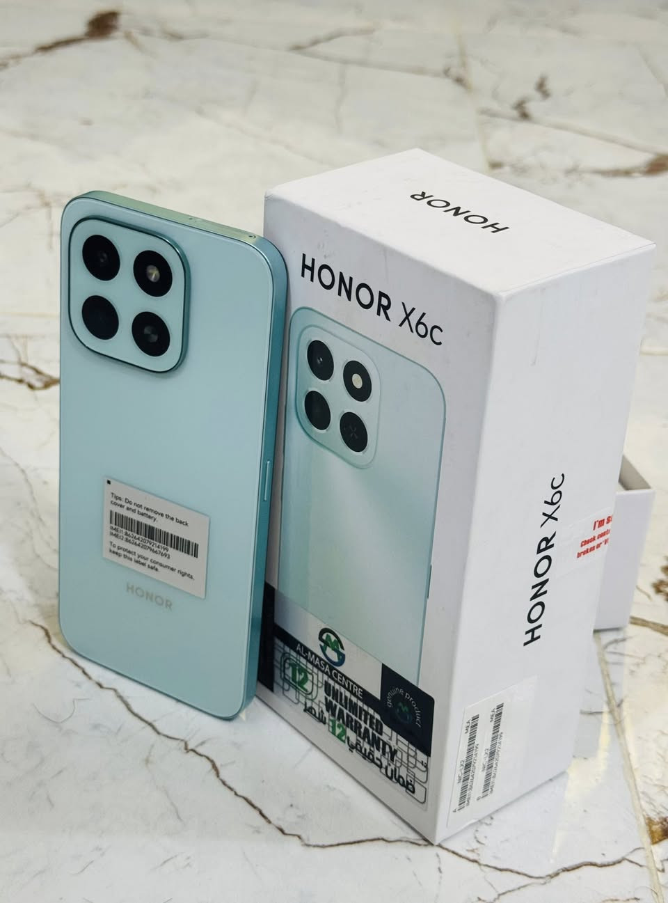 للبيع – جهاز جديد (جديد) (جديد) غير مستخدم 

🔹 نوع الجهاز: هونر x6c
🔹 الذاكرة:- ٢٥٦ 
🔹الملحقات:- كيبل وشاحنة غير مستخدمة " مال الجهاز "
🔹السعر:- ١٦٥ الف 
______________________________
العنوان:- صلاح الدين - قضاء بلد 
للأستفسار اكثر الاتصال :-
(***********)
(***********)
او مراسلتنا عبر الواتساب من خلال الرابط ادناه:- 

https://api.whatsapp.com/send/?phone=9647771588622&text&type=phone_number&app_absent=0&wame_ctl=1
