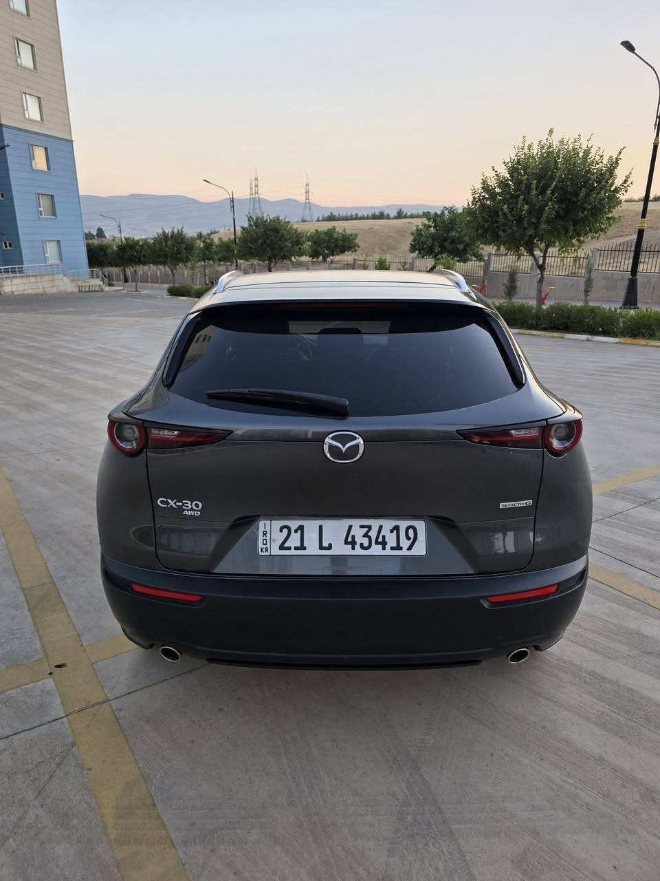 Mazda CX30 2024
AWD

ڕەنگی نەوتی
مواسەفات  Select sport
مەکینە ٢.٥ بێ تۆڕبۆ مەرغوب
کوشن جلد
لایتی لید زینۆن
کامێرا 
ڕادار ئۆتۆ ستۆپ
ڕاداری خەتی جادە
ڕاداری ناوچەی کوێر
ئۆتۆ هۆڵد
بەسمە
برێک بەسمە
دەسک بەسمە
کێچ ئەلیکترۆنی
فڵچەی ئۆتۆ
مۆدی سپۆڕت
زۆر مواسەفاتی تر 
بۆنیت بۆیاخ بێ ناو گرتن بە شەرت 
نرخ 163$ مجال
ڕەقەم شانسی و ڕەسمی دەعمم داناوە

3MVDMBBM9RM641576

46 مایل ڕۆیشتوە
لە سلێمانیم

***********

