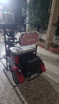 دراجة معوّقين • ٥ بطاريات ١٢٥ أمبير • قفص حماية