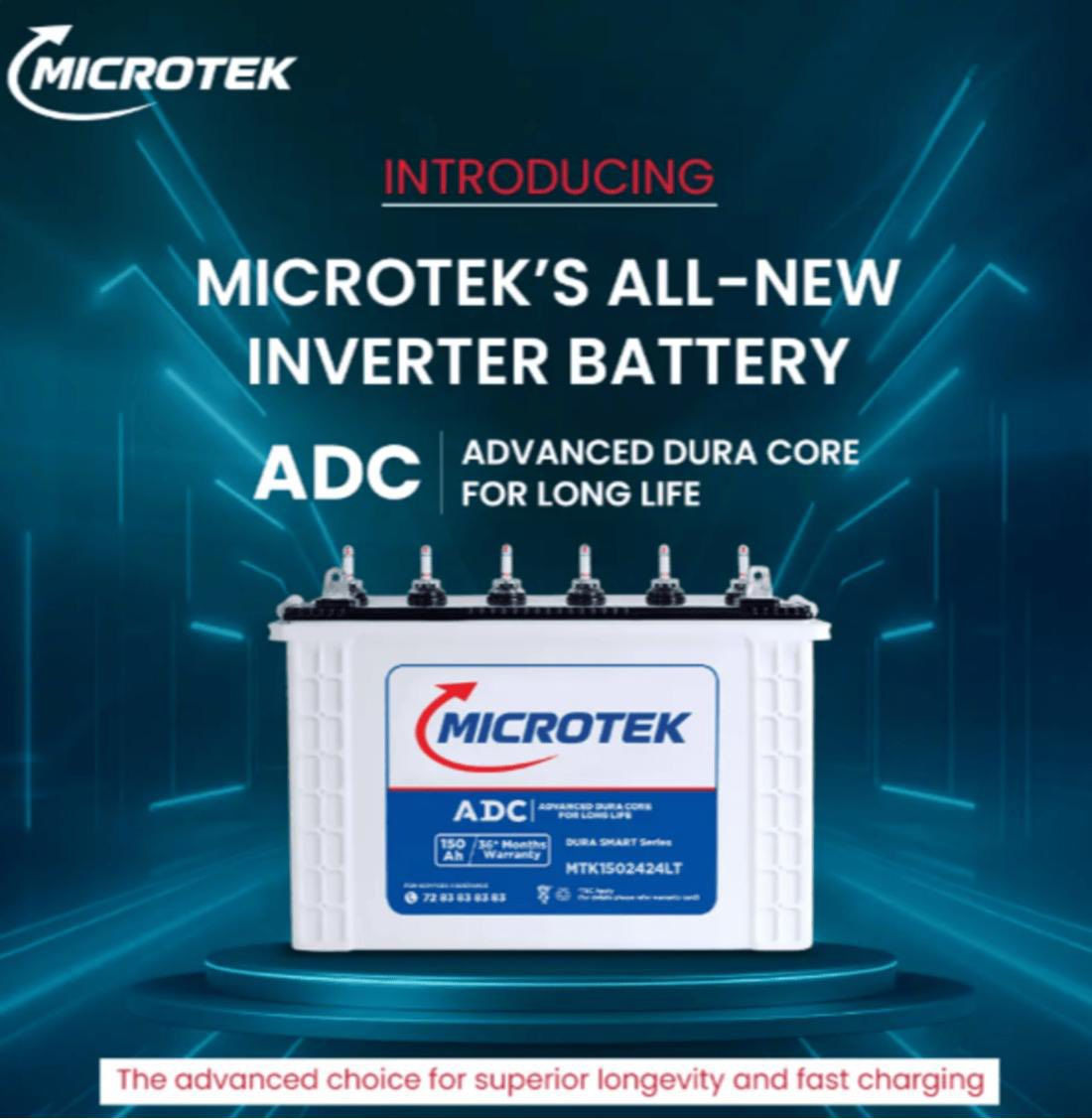 ⚡🔋 بطاريات MICROTEK الأصلية وصلت حديثاً!
إذا تعاني من انقطاع الكهرباء وتريد حل مضمون…
🔥 بطاريات مايكروتك الهندية هي الحل!
✔️ سعة عالية (220Ah)
✔️ عمر طويل وأداء قوي
✔️ شحن سريع واستهلاك أقل
✔️ تتحمل التشغيل المستمر
✔️ مناسبة للإنفرترات وأنظمة الطاقة
💯 جودة أصلية + كفالة تصل إلى 60 شهر
🚚 تجهيز فوري وكميات متوفرة
📞 للطلب والاستفسار:
***********
📍 زرنا بالمحل أو تواصل ويانا بأي وقت
🔥 لا تنتظر الكهربا… خليهـا عندك دايماً!

