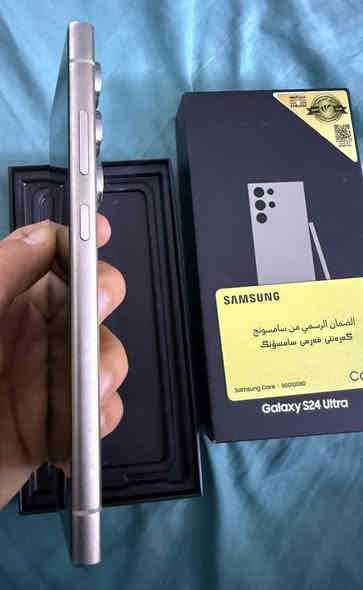 S24 Ultra ذاكره 256 رام 12جهاز عربي دبل خط نضافه جهاز 100% جهاز مكفول كامل ملحقات مع لزكه وحافضه وكارتون
السعر 890 الف قفل مكاني بغداد مدينه صدر للتصال *********** ملاحضه توصيل ماكوو @
