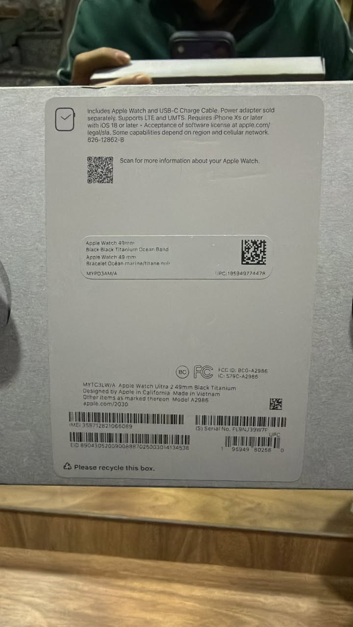 سلام وعليكم
Apple watch ultra 2 blak ساعه ضمان الحد شهر عاشر مشحونه كم مره اخت جديد مكاني جادريه او كراده وين ميعجبك افحص ضمان ماستر وياها سيرين هديه سعر 750 مجال بسيط 🙏


**إذا كنت صاحب هذا الإعلان وتريد حذفه لأي سبب، رجاءا أرسل رسالة إلى الدعم الفني**