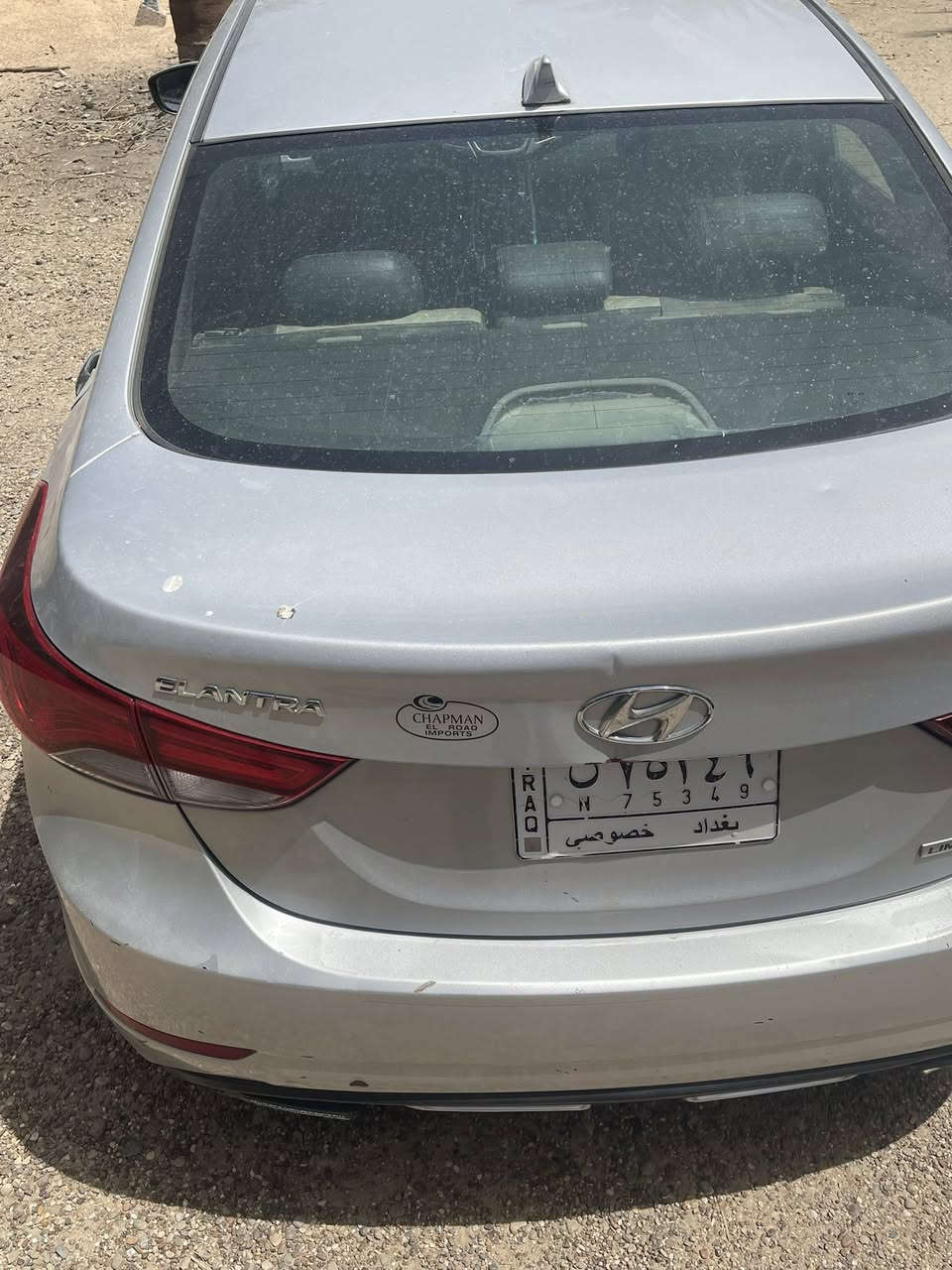 الانترا ٢٠١٦ امريكي حادث بابين جهة السايق ماشية ١٠٨ رقم بغداد ب اسمي سعر ١١٠ 
***********
