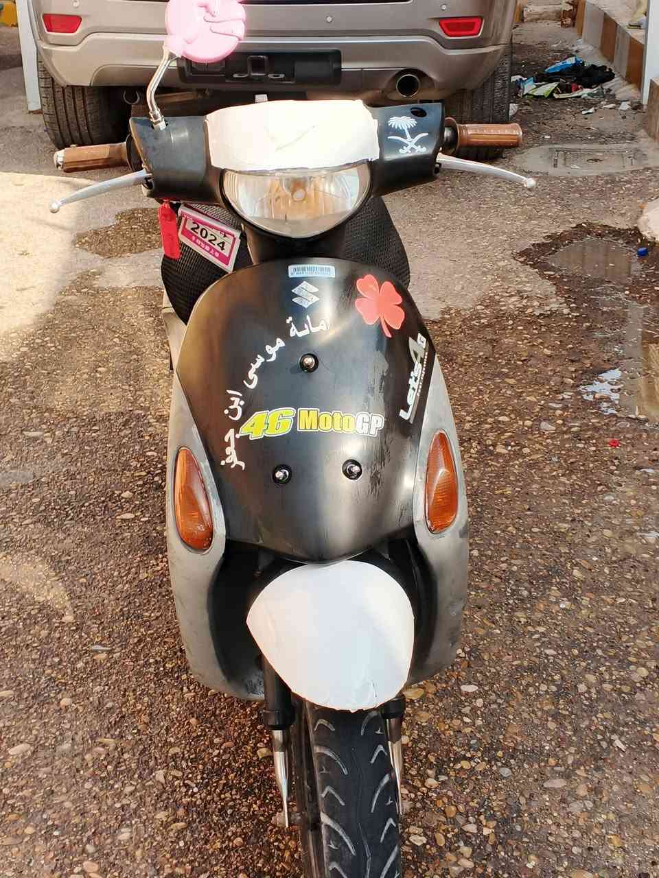 السلام عليكم دراجه سازوكي للبيع اوراق مامفتوحه كهرباهيات كله شغاله دراجه فول الفول السعر خاص موجود واتساب فقط *********** مكان حجي عبد
