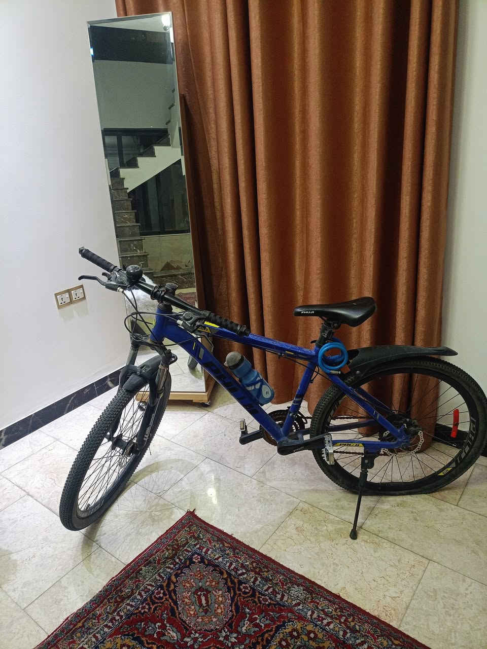 السلام عليكم
بايسكل حجم 26 صيني المنشأ درجة اولى نظيف جدا على الفحص نوع phuji السعر 120 الف دينار
للاتصال ابو ابراهيم *********** أو ***********
