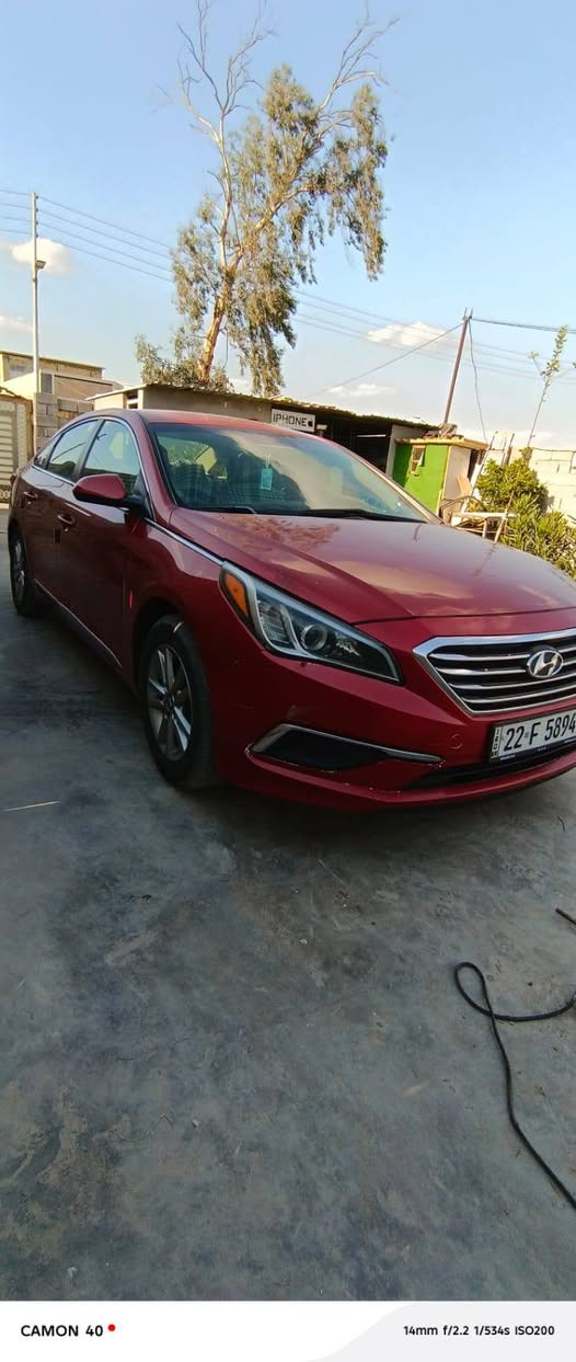 السلام عليكم سوناتا 2017 وارد امريكي رقم اربيل الشمالي تحويل ثاني يوم  سياره كامله صدر امامي جديد تخم  تايرات جدد مكينه جي دي اي تحكمات ستيرن شاشه وكاميرا خلفيه سعر 120$
مكان السياره بغداد جسر ديالى
غير متواجد على الفيس اتصال على الواتساب
*********** أو 0783835086
