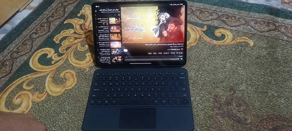 ‏🔴 شاومي باد 6s pro للبيع 🔴
‏
‏الجهاز استخدام قليل وحيل نظيف
· ‏ذاكرتـه 512 وعشوائيه 16
· ‏شاشه 12.5 وبمعدل 144 هرتـز
· ‏يدعم الشحن السريع بقدره 120 واط
· ‏ملحقات  (كيبورد الاصلي+شاحن 120 واط )
· ‏الجهاز مواصفاته كلش قويه وببجي موبايل #120فريم يشغل
‏
‏#السعر_560
‏مكان الناصريه مركز 
‏ابيع فقط وجه لوجه ماكو توصيل
‏***********
‏
