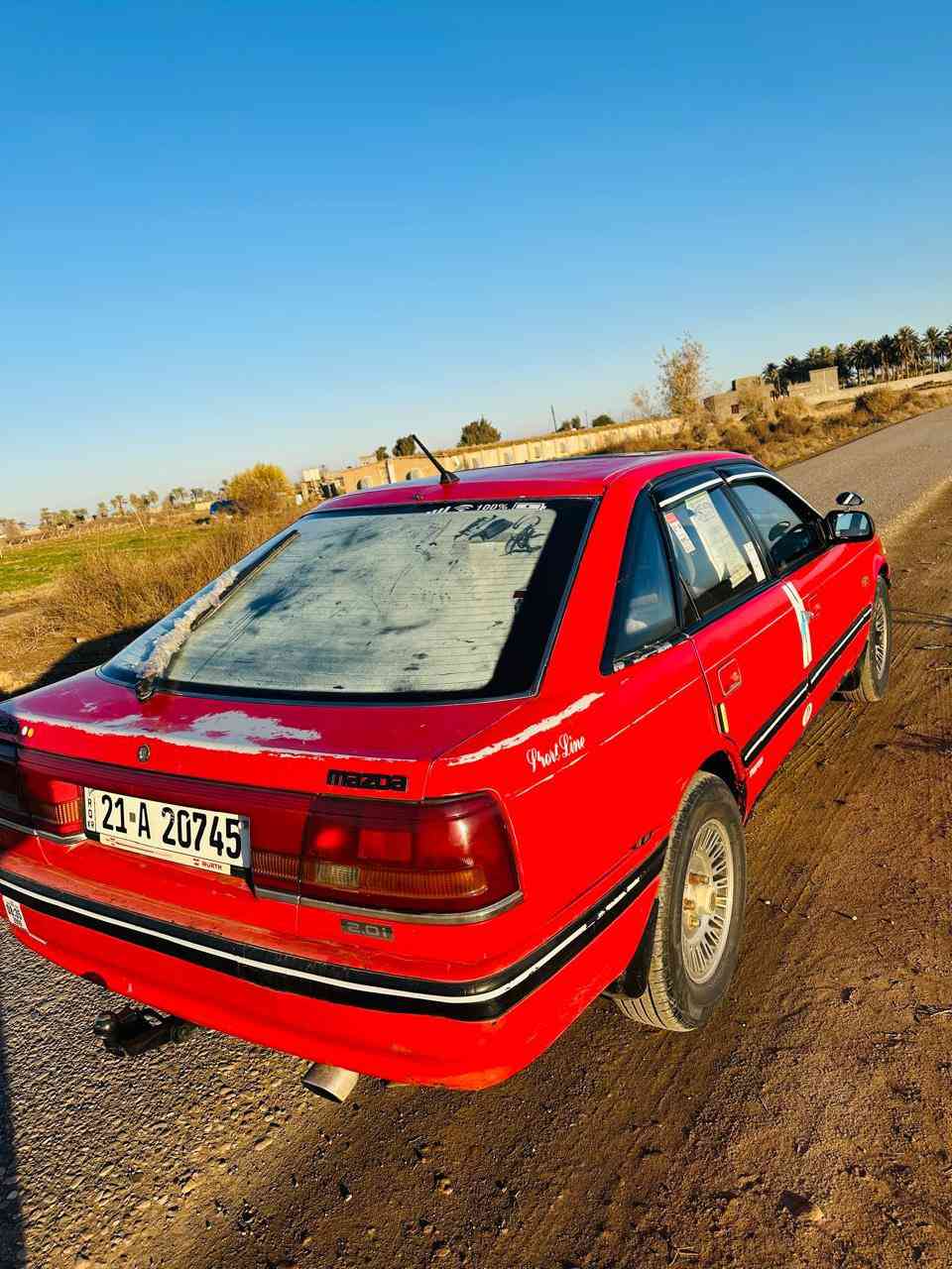 السلام عليكم مازده 626موديل 94 للبيع السياره جاهزه مابيها اي نقص كير محرك صدر كهربائيات تخم تاير كله بل شرط الكشر حيل حلو شوف العين تدفئه شغاله رقم سليمانيه تحويل ثاني يوم سعر 45$وبيها مجال رقم صاحبها *********** مكان السياره صلاح الدين العلم
