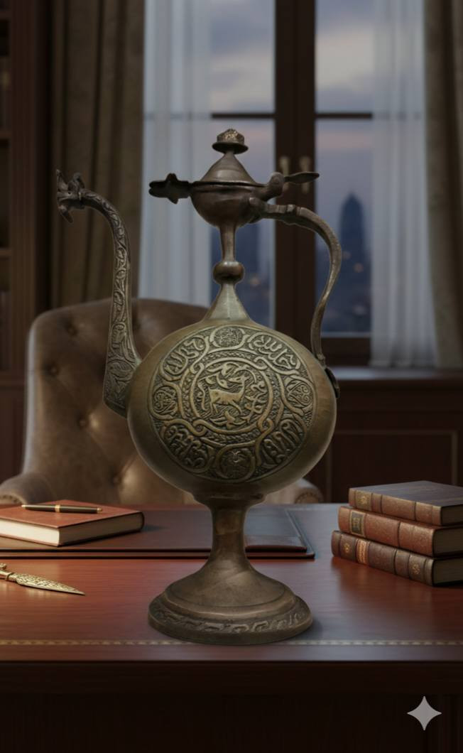 بسم الله ماشاء الله..
🎀🎀🎀نوووووووادر بفضل الله 
ابريق نحاس جداااا...كله نقش اسلامي من الجهتين...
👈👈ارتفاع ٣٨سم
💥تحفه فنيه...
👈👈👈تقيلللللل جداااا


**إذا كنت صاحب هذا الإعلان وتريد حذفه لأي سبب، رجاءا أرسل رسالة إلى الدعم الفني**