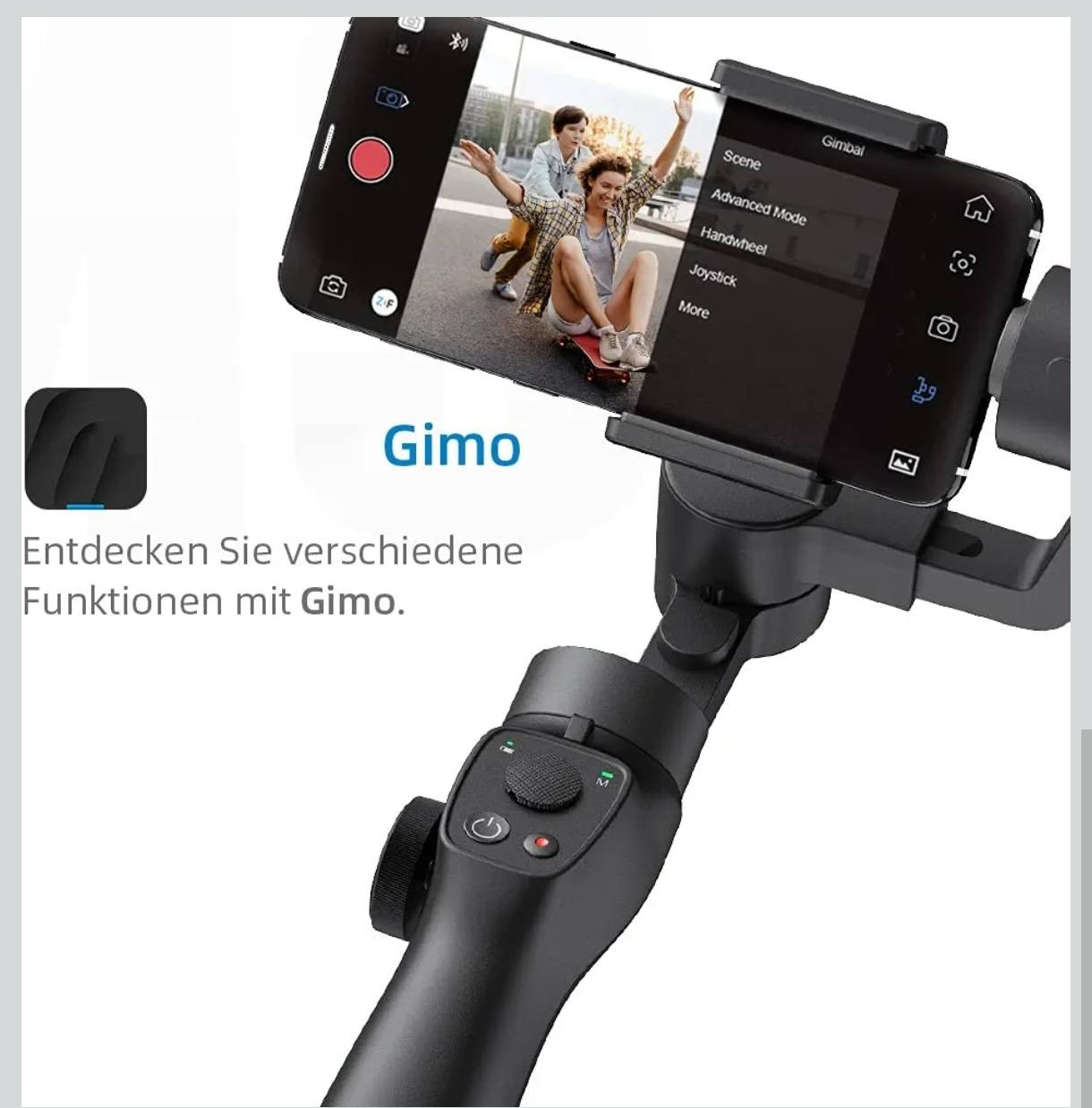 متوفر ستاند تصوير گمبل 3 محاور موديل VanTop Nimbal M3
جهاز VanTop Nimbal M3 هو مانع اهتزاز (Gimbal) ثلاثي المحاور مصمم خصيصاً للهواتف الذكية، ويساعد على التقاط فيديوهات سينمائية
ناعمة وسلسة وبدون أي اهتزازات أثناء الحركة.
خاص واتساب ***********
