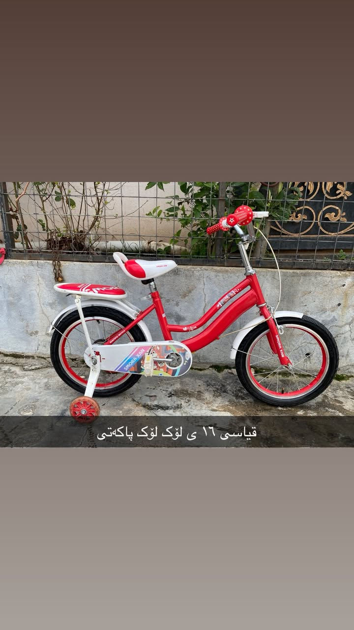 ئەم ٦ پاسکیلە بۆ فرۆشتن زۆر زۆر تازەو جوانن حسابی لۆکیان بۆ بکە هیچ عەیبێکیان نییەو بەشەرت ئەیان فرۆشم بەنرخێکی زۆر گونجاو قیاسیان ۱٦ ی ۲٠ ی ۲٤ ی نرخی هەرکامیانت ویست لەکۆمێنت یان مەسج داوای بکە 
سلێمانی بەکرەجۆ
*********** ***********
